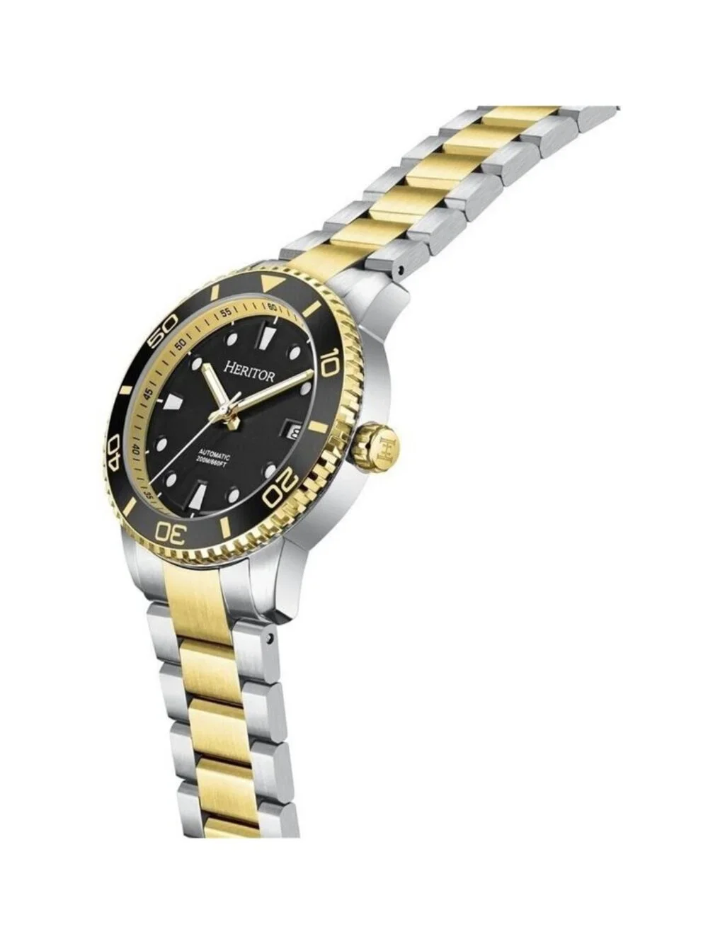 NWT Heritor Bexley Automatic Black Dial Men's Watch